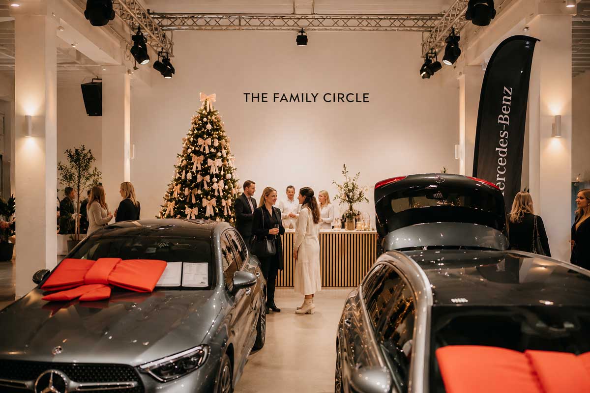 Mercedes-Benz showcase at The Family Circle event